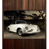 Металлическая табличка Porsche 356A 1500 GS Carrera de Luxe Speedster